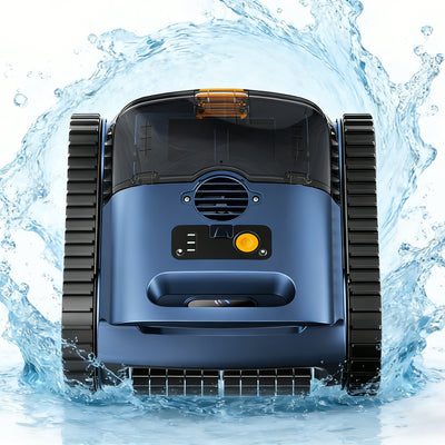 Seauto（2026 Upgrade）Cordless Robotic Pool Cleaner with Smart Sonar Navigation – Powerful Suction, Wall & Waterline Climbing, Automatic Cleaning for In-Ground & Above-Ground Pools