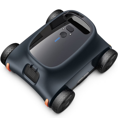 [180 Mins Running] Seauto SAT 10 Pool Vacuum Ultimate Cleaning Companion for Above Ground & Inground Pools - Automatic Water Cleaner with Top Handle and Filter, Dust Removal Robot,