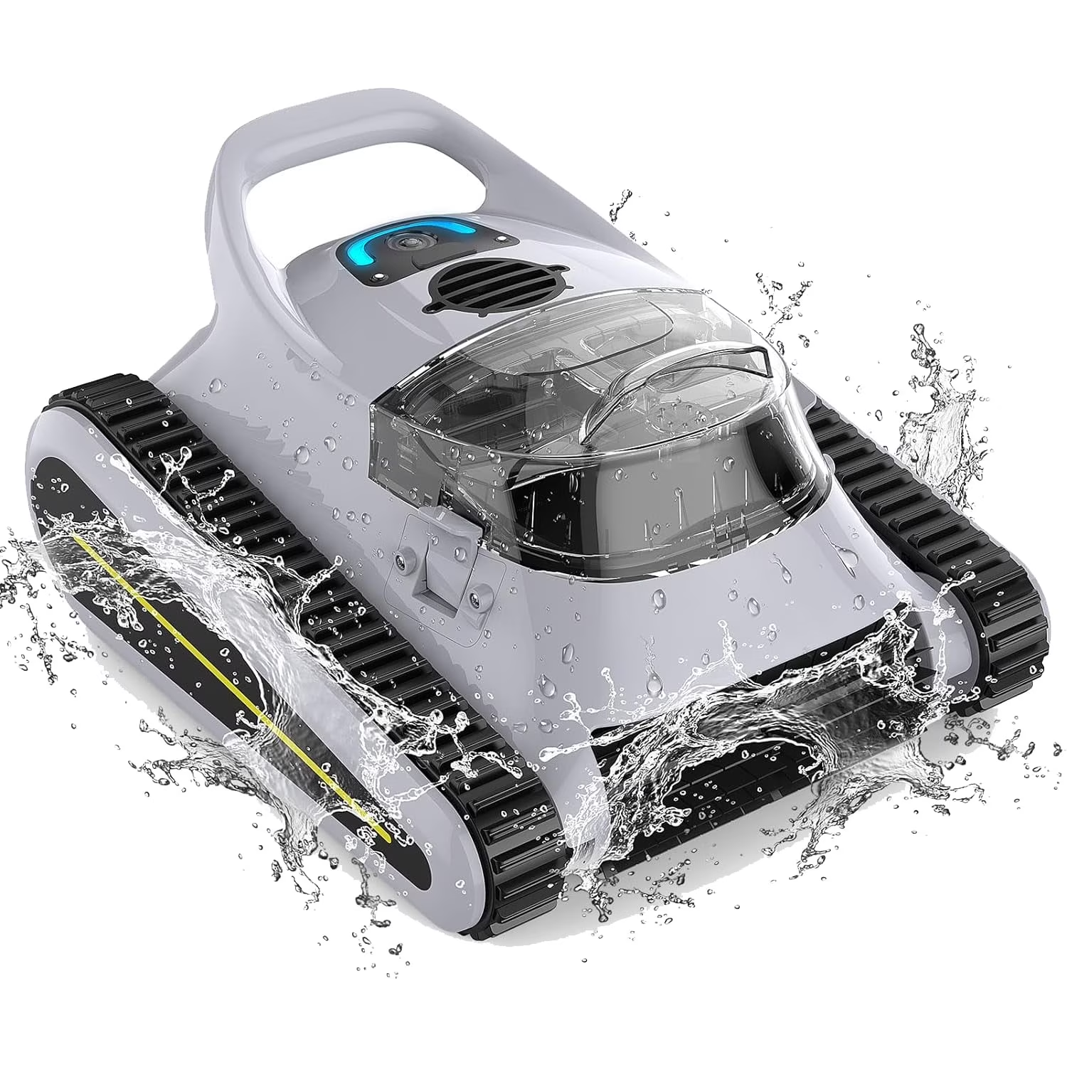 Seauto Crab Pool Vacuum, Cordless Robotic Pool Cleaner for Inground Pools, Wall Climbing, Sonar Navigation