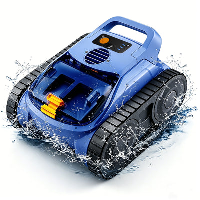 Seauto Cordless Robotic Pool Cleaner, Sonar Navigation, Wall & Waterline Climbing, Ideal for Inground & Above Ground Pools