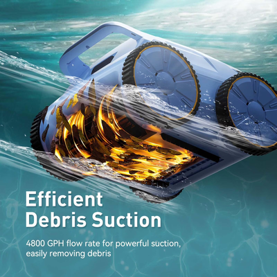 (2025New) Seauto SAT 20 Robotic Pool Vacuum up to 180 Mins Run Time Robotic Pool Cleaner above Ground Pool Vacuum for Inground Pools Wall Climbing Pool Vacuum up to 2000 sq.ft