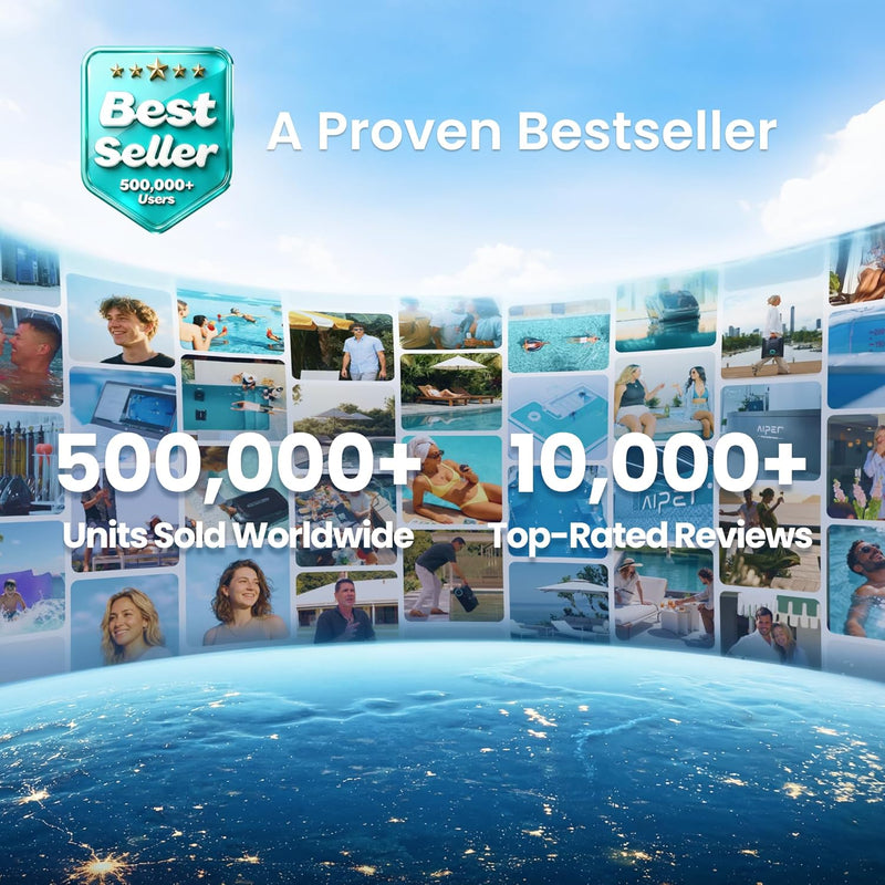 Robotic Pool Cleaner, Wall & Waterline Cleaning