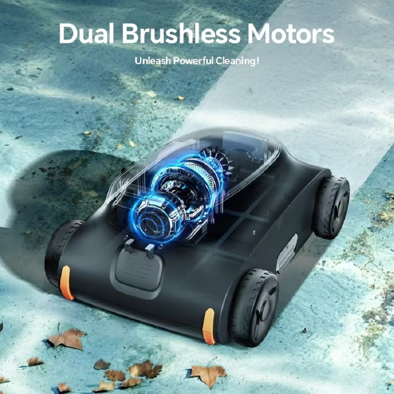 All-in-One Pool Cleaning: Sat10 Tackles Wheels, Leaves, Algae & More in Above-Ground Pools