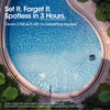 Cordless Robotic Pool Vacuum, Pool Cleaner with Track Drive & Sonar Navigation, 180W Brushless Motor, Wall & Waterline Climbing, 150-Min Runtime, for Inground & Above-Ground Pools up to 2150 Sq. Ft.