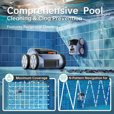 Sat20: Mastering In - Ground Pool Cleanup – Conquers Leaves, Algae & More on Curved Walls