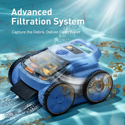 (2025New) Seauto SAT 20 Robotic Pool Vacuum up to 180 Mins Run Time Robotic Pool Cleaner above Ground Pool Vacuum for Inground Pools Wall Climbing Pool Vacuum up to 2000 sq.ft