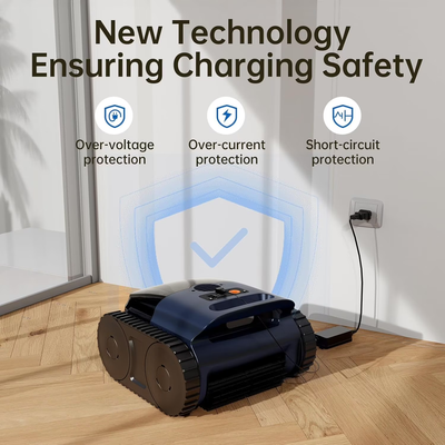 Seauto（2026 Upgrade）Cordless Robotic Pool Cleaner with Smart Sonar Navigation – Powerful Suction, Wall & Waterline Climbing, Automatic Cleaning for In-Ground & Above-Ground Pools