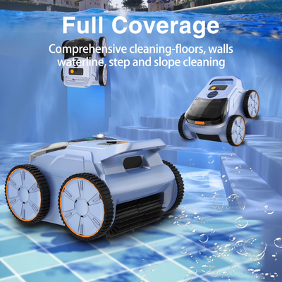 Seauto Robotic Pool Cleaner Cordless Pool Vacuum Wall-Climbing for Above and Inground up to 2150 sq.ft
