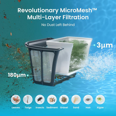 Robotic Pool Cleaner, Wall & Waterline Cleaning