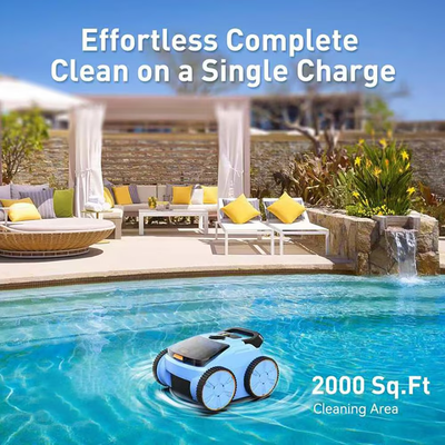 (2025New) Seauto SAT 20 Robotic Pool Vacuum up to 180 Mins Run Time Robotic Pool Cleaner above Ground Pool Vacuum for Inground Pools Wall Climbing Pool Vacuum up to 2000 sq.ft