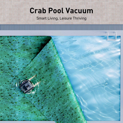Seauto Crab Cordless Robotic Pool Cleaner, 3D Obstacle Avoidance & Smart Path Planning, for Inground & Above Ground Pools