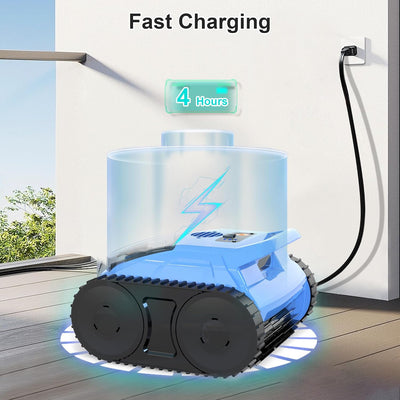 Robotic Pool Cleaner, Waterline Scrubbing