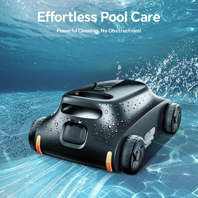 [150 Mins Running Up to 2000 Sq.ft] Seauto SAT 10 Robotic Pool Cleaner, Cordless Robotic Pool Vacuum for Above Ground Pool, 180W Brushless Motor, for In Ground Flat Pools up to 2000 sq.ft