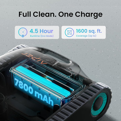 Robotic Pool Cleaner, Wall & Waterline Cleaning