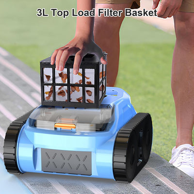 Robotic Pool Cleaner, Waterline Scrubbing