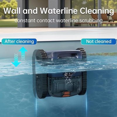 Seauto（2026 Upgrade）Cordless Robotic Pool Cleaner with Smart Sonar Navigation – Powerful Suction, Wall & Waterline Climbing, Automatic Cleaning for In-Ground & Above-Ground Pools