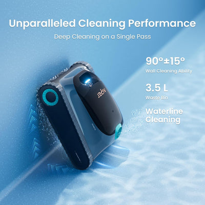 Robotic Pool Cleaner, Wall & Waterline Cleaning