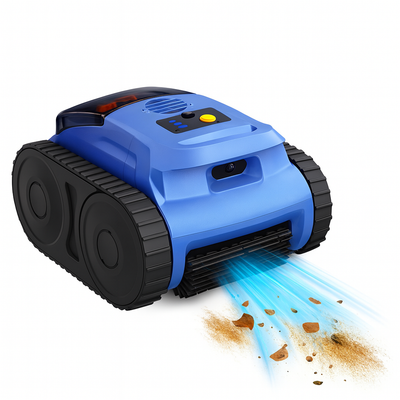 2026 New Cordless Robotic Pool Vacuum, Cleaner Pool Robot with Ultra-Long Runtime, Powerful Suction, Dual 180W Brushless Motors, Smart Navigation, Wall-Climbing Design