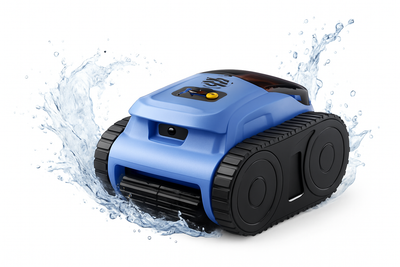 2026 New Cordless Robotic Pool Vacuum, Cleaner Pool Robot with Ultra-Long Runtime, Powerful Suction, Dual 180W Brushless Motors, Smart Navigation, Wall-Climbing Design